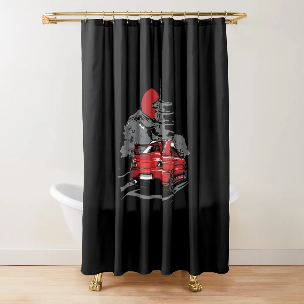 Mitsubishi Lancer Evolution Shower Curtain Bathroom And Shower Products Shower Set Luxury Bathroom Waterproof Curtain