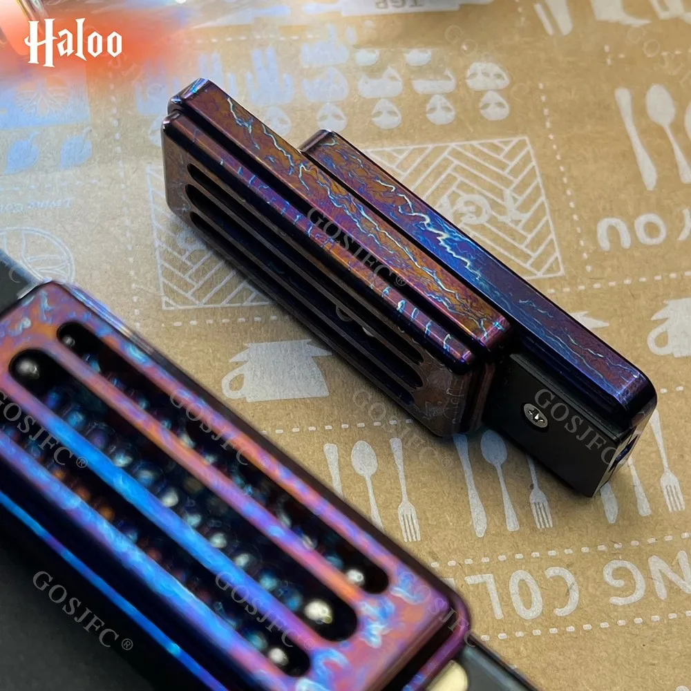 Halooplayer EDC Buckyball Mecánico Fidget Slider Dense Orbit Push Slider Juguete para aliviar el estrés Fidget Toys para adultos