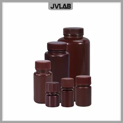 Wide Mouth Reagent Bottle 30ML-1L High-temperature Resistant Brown 500ml Plastic HDPE Sealed Powder Chemical Bottle