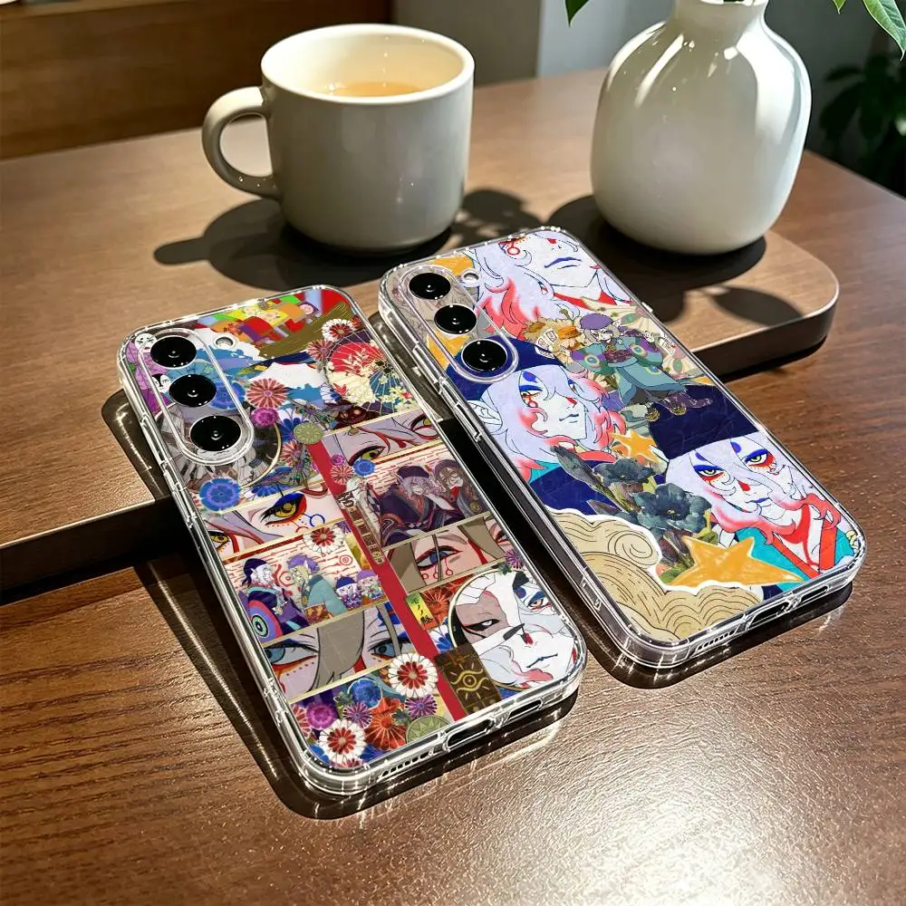 Чехол для телефона Ukiyoe mononoke Kusuriuri, прозрачный силиконовый мягкий чехол для SamsungA10,12,20,21S,30,31,40,50,51,52,70,71