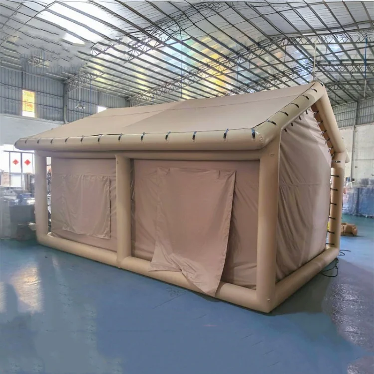

Equipment Smart Library Outdoor Camping Tent Inflatable Air House Tents With Two Rooms