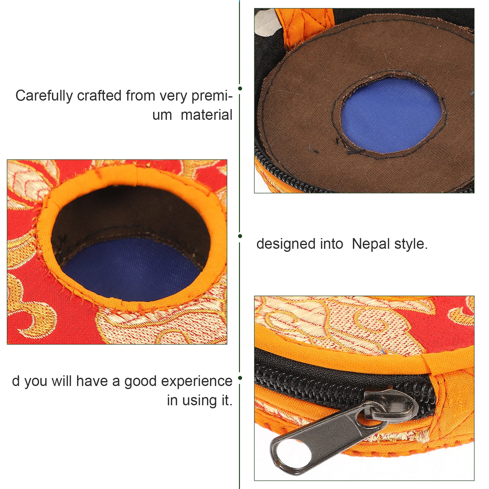 

Nepal Handmade Cymbals Holder Storage Case Bell Bag Bell Case Copper Storage Box Durable Practical Protect Well