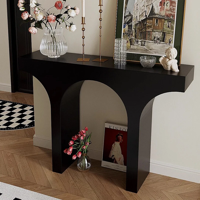 Secure Premium Console Table Classic Contemporary Entryway Table Large Capacity Functional Tavolo Ingresso Living Room Furniture