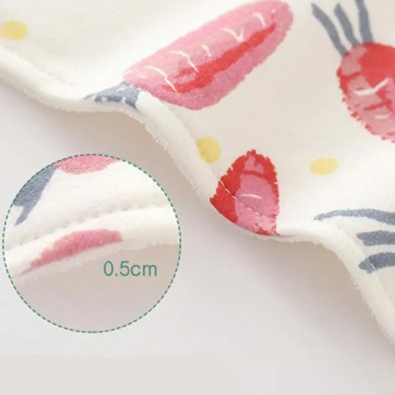 XXFE Penyerap Bayi Drooling Bib Bandana Syal Lapisan Ganda Untuk Bayi Baru Lahir dan Bayi