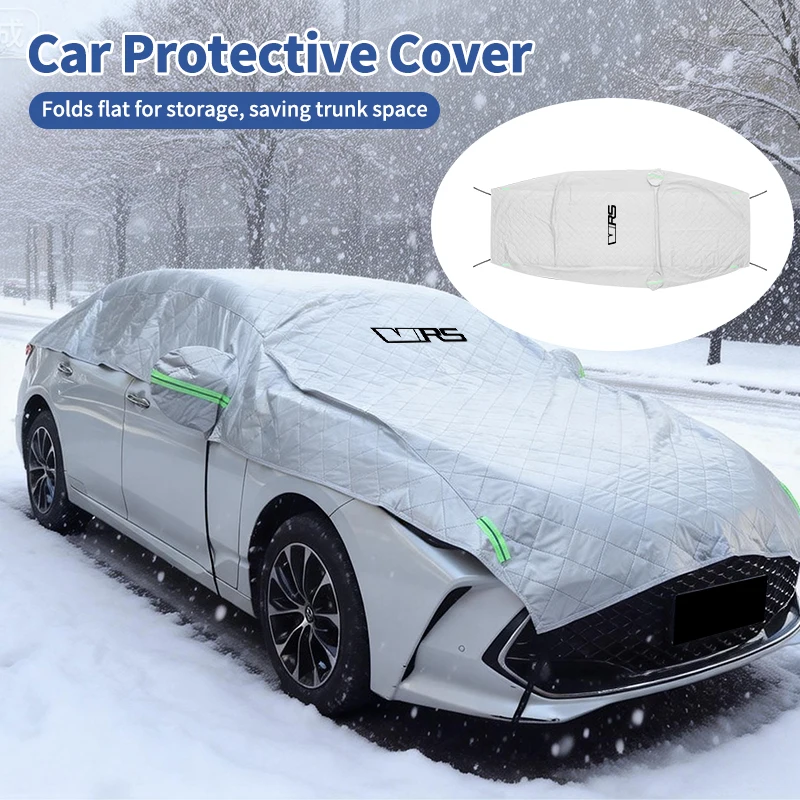 

Car Windshield Snow Cover Waterproof Dustproof Half Car Protective Cover For Skoda VRS Octavia Kamiq Kodiaq Karoq RS Favorit