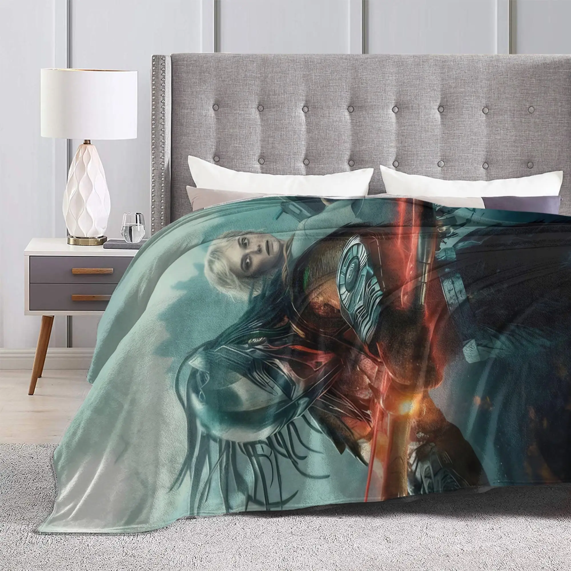 المفترس Badlands 2025 أفلام بطانية لينة الدافئة نمط أفخم رمي بطانية للأريكة كرسي أريكة سرير الفانيلا المفرش غطاء السرير