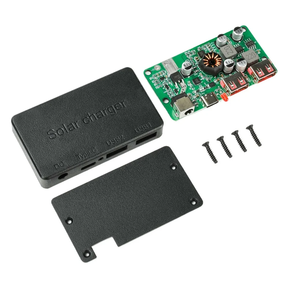 100W Solar Charge Controller USB C PD Fast Charging Dual Output For 9V-30V Panel DIY Module Business Industrial Tool