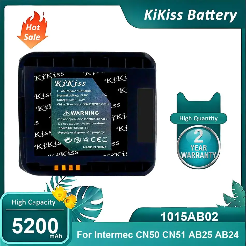 

Аккумуляторная батарея для Intermec CN50 CN51 AB25 AB24,1015AB02, 5200 мАч