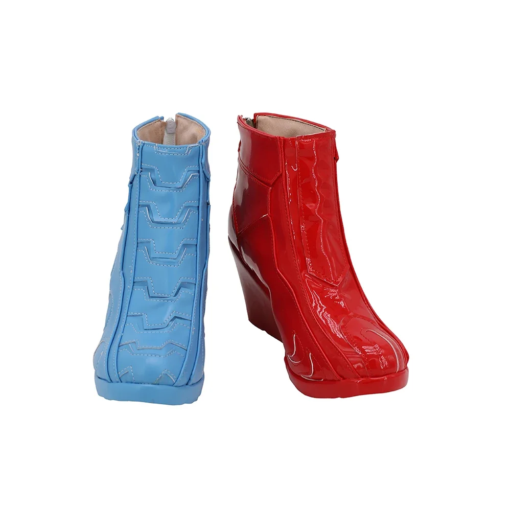 Kamen Rider Build Rabbit Tank Form Cosplay Boots Wedge Heel Shoes Custom Made