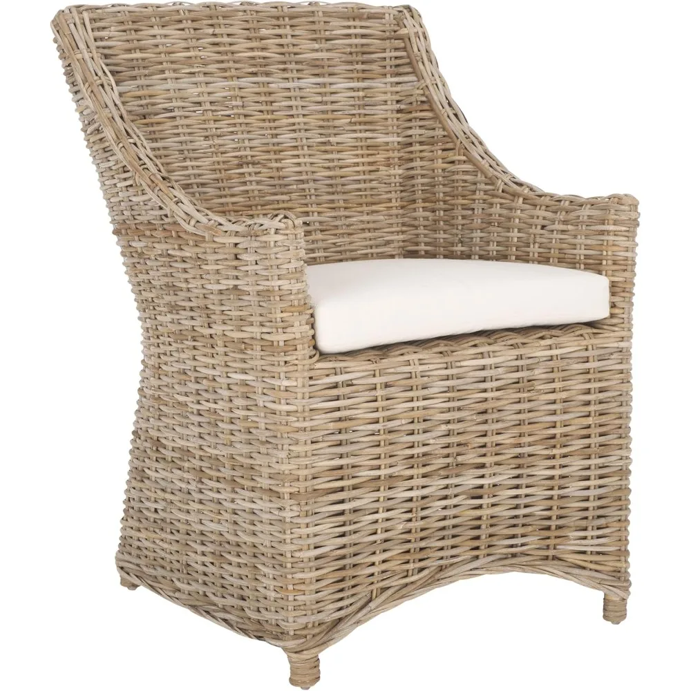 

Home Collection Ventura Brown and White Washed Arm Chair