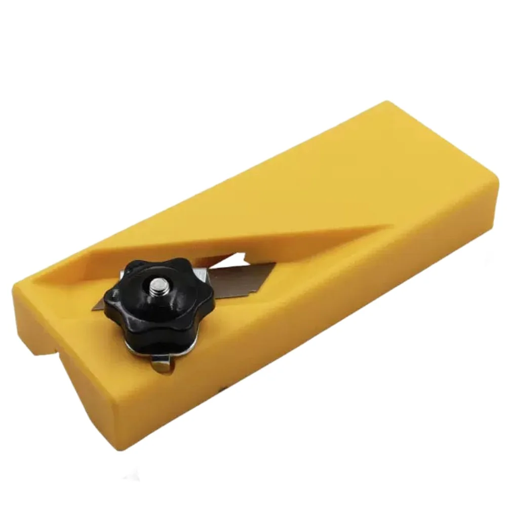 

ABS Engineering Plastic Hand Plane 14.7x5.4x2.4cm with 45 Degree Bevel Edge for Gypsum Board and Cork Board Trimming