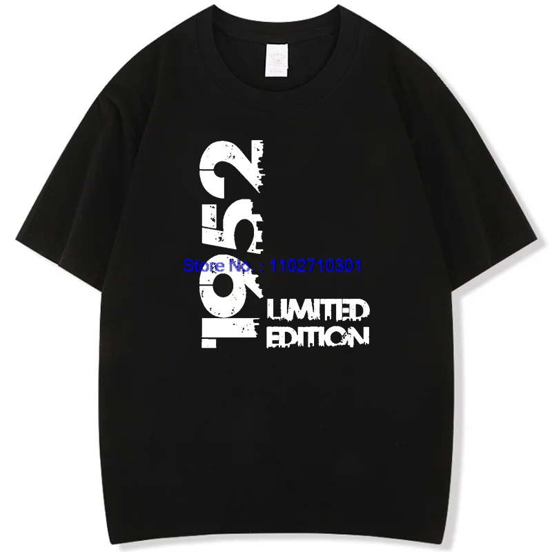 ولد في عام 1952 موضة هدايا عيد الميلاد تي شيرت قطن جديد قمصان وتي شيرت تي شيرت بلايز الصيف للجنسين ملابس الشارع الشهير تي شيرت #5