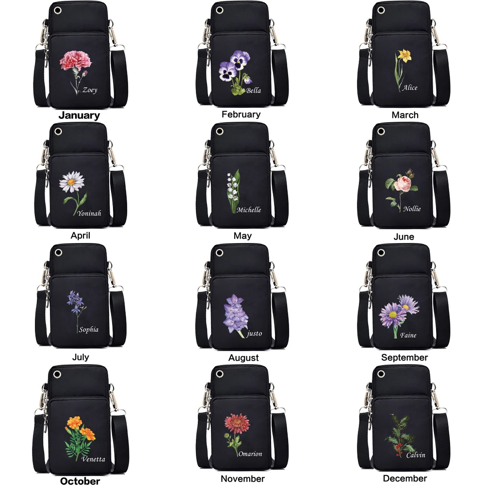 Vierkante Messenger Bag Mode bedrukt patroon Kleine tas Vrijetijdshandtas Multifunctionele portemonnee