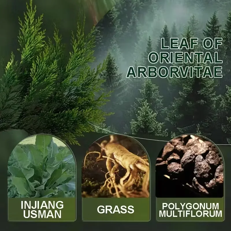 120g Wash Hair Every 7 Days With Usman Grass And Cypress Leaf Shampoo, Clean, Strengthens And Smooth Hair