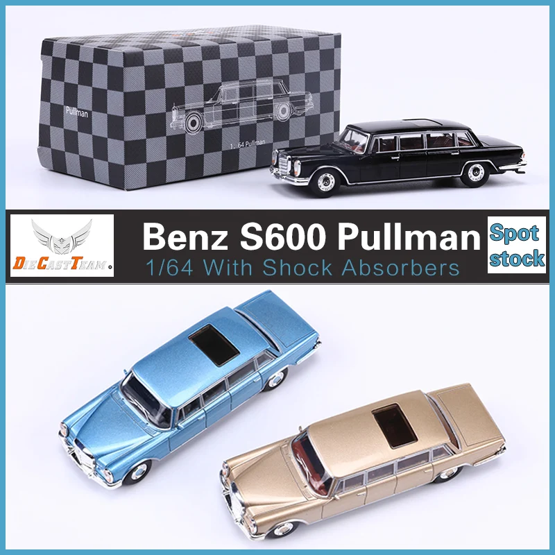 Mercedes Benz 600 W100 1:87 - Voiture Miniature Métal Diecast - Modèle Réduit Rétro