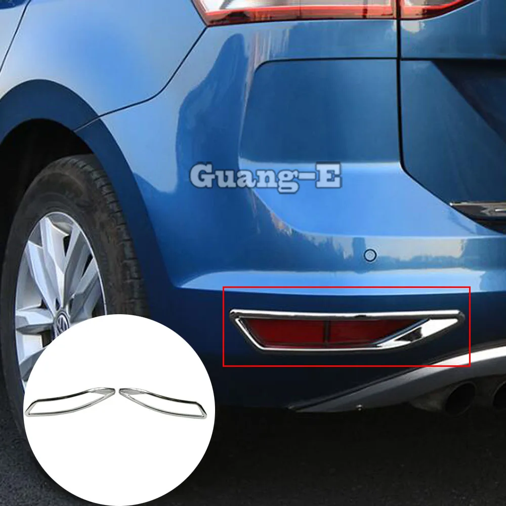 

For VW Volkswagen Touran L 2016 2017 2018 2019 2020 Car Body Rear Fog Light Lamp Detector Frame Stick Cover Trim Frame Parts