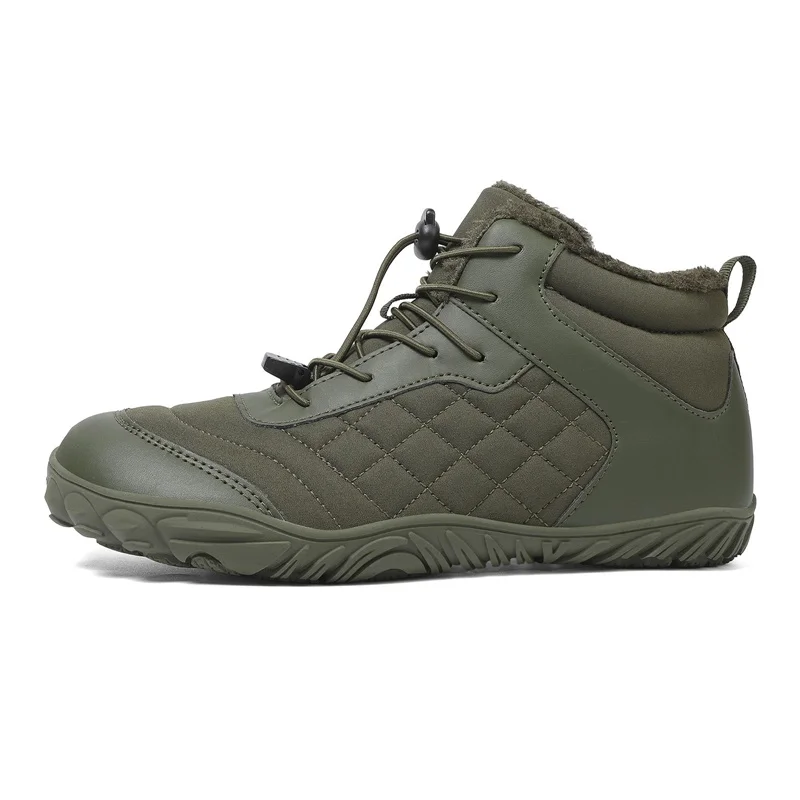 New Winter Boots for Men Women Brand Snow BareFoot Outdoor Non-slip Warm Fur Casual Sneakers Plus Size Ankle Boots Hiking Shoes