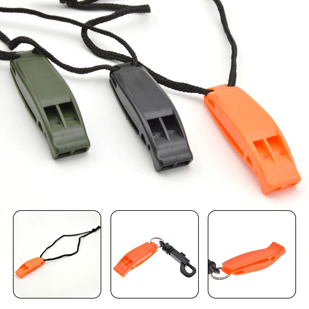 Scuba Diving Safety Whistle Dual Frequency Whistle Water Sports Equipment Outdoor Survival  Boating Swimming Whistle