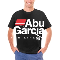 Abu Garcia Fishing Logo Black T-Shirt size S-3XL