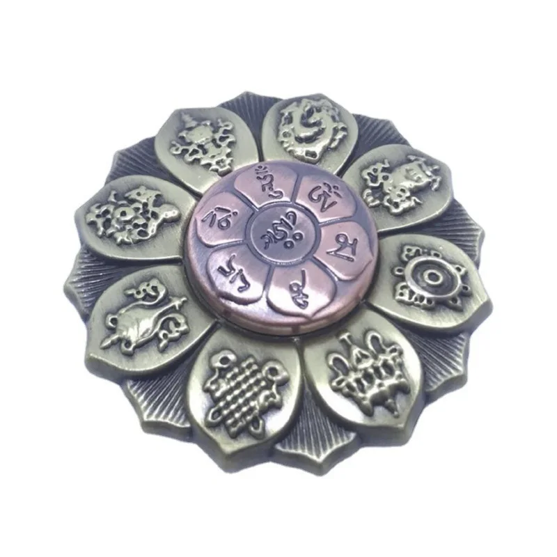 Lotus Flower Fidget Spinner Desk Toy Fingertip Gyro Handspinner Antistress for Adults Spinning Handle Anti-stress Anxiety Relief