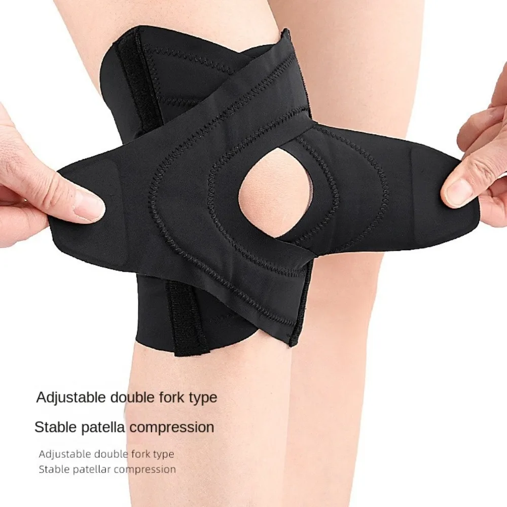 

Elastic Sports Kneepad Leg Brace Protector Breathable Knee Brace Safety Ajustable Strap Knee Pad