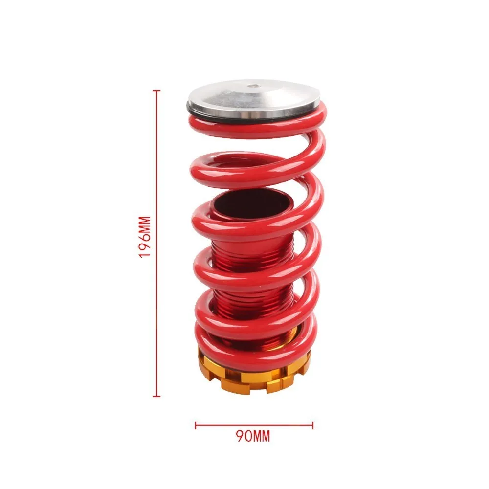 Adjustable Suspension Coilover Kit Spring For 88-00 Honda Civic EG EJ EK For 90-01 Acura Integra Red Springs Lowering Scaled New