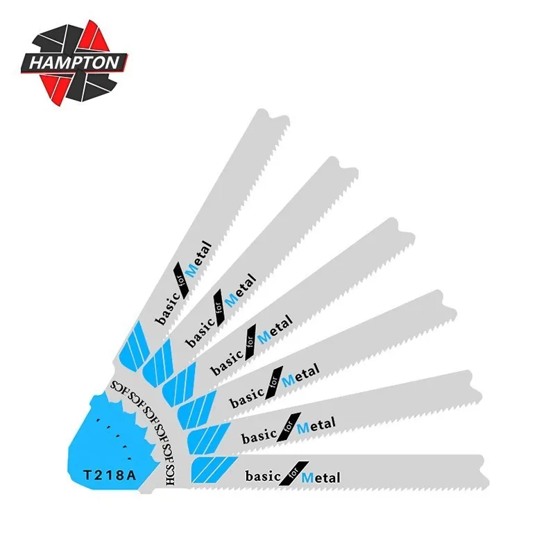 HAMPTON T218A Jig Saw Blade HCS Wood Assorted Blades Jigsaw Blades T Shank Reciprocating Saw Blade Woodworking Tools