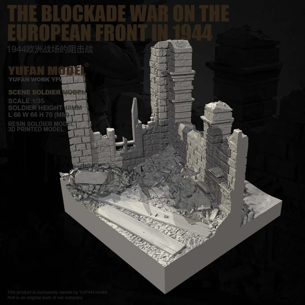 

YUFAN MODE 1/35 Resin model kit colorless self-assembly (scene) YFWW-2343