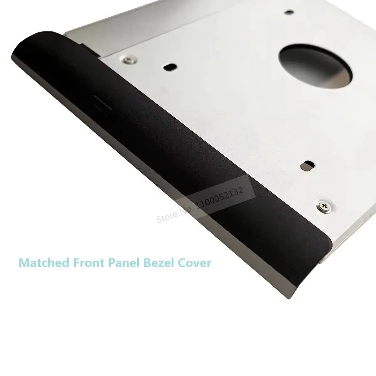 With Matched Faceplate Bezel 2nd Secondary 2.5 SSD HDD Hard Drive Optical Bay Caddy Frame Bracket for HP ProBook 645 650 655 G2