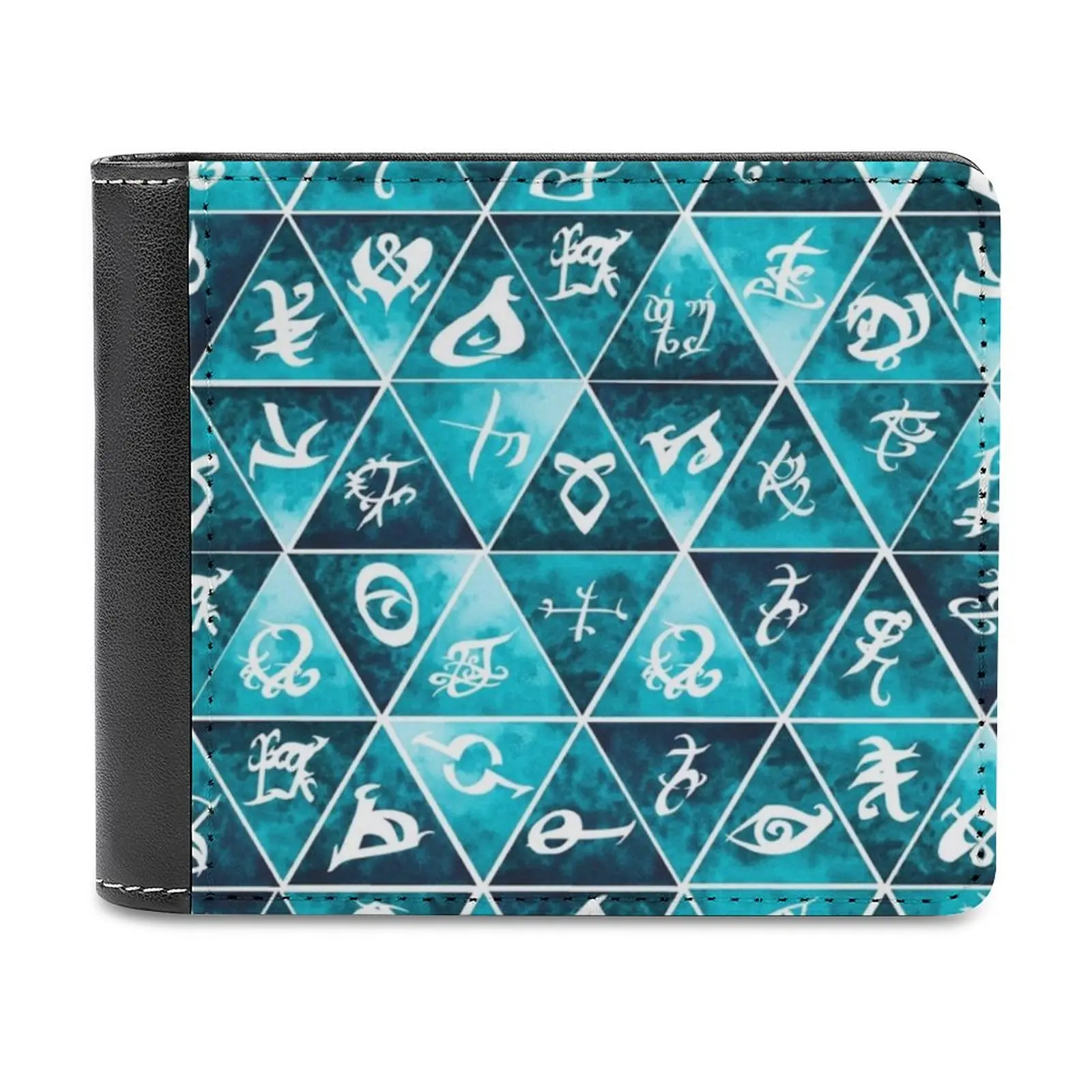 Shadowhunters Runes Mosaic Fashion Credit Card Wallet Leather Wallets Personalized Wallets For Men And Women Shadowhunter