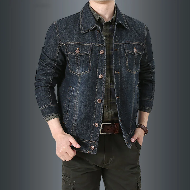 

Autumn/Winter Denim Jacket Men's Clothing 2023 Retro Trend Casual Loose Size Work Jacket Men's Denim Top