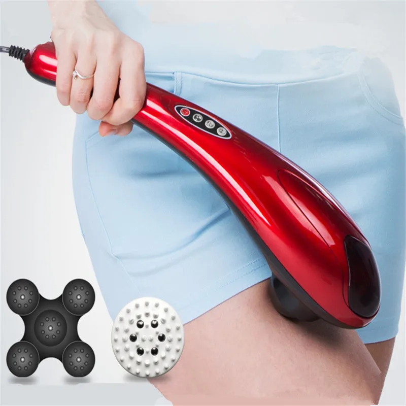Dolphin Massager for Body Back Massager Foot Massager for Neck and Back Massager Electric Body Massage Stick Neck Massage Hammer