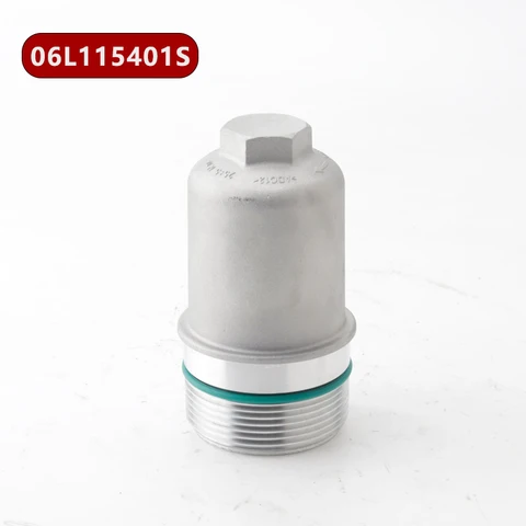 Алюминиевая масляная решетка, корпус обратного клапана фильтра 06L115401S для EA888 GEN3 Golf MK6 Tiguan Touran Scirocco Passat Sharan Jetta