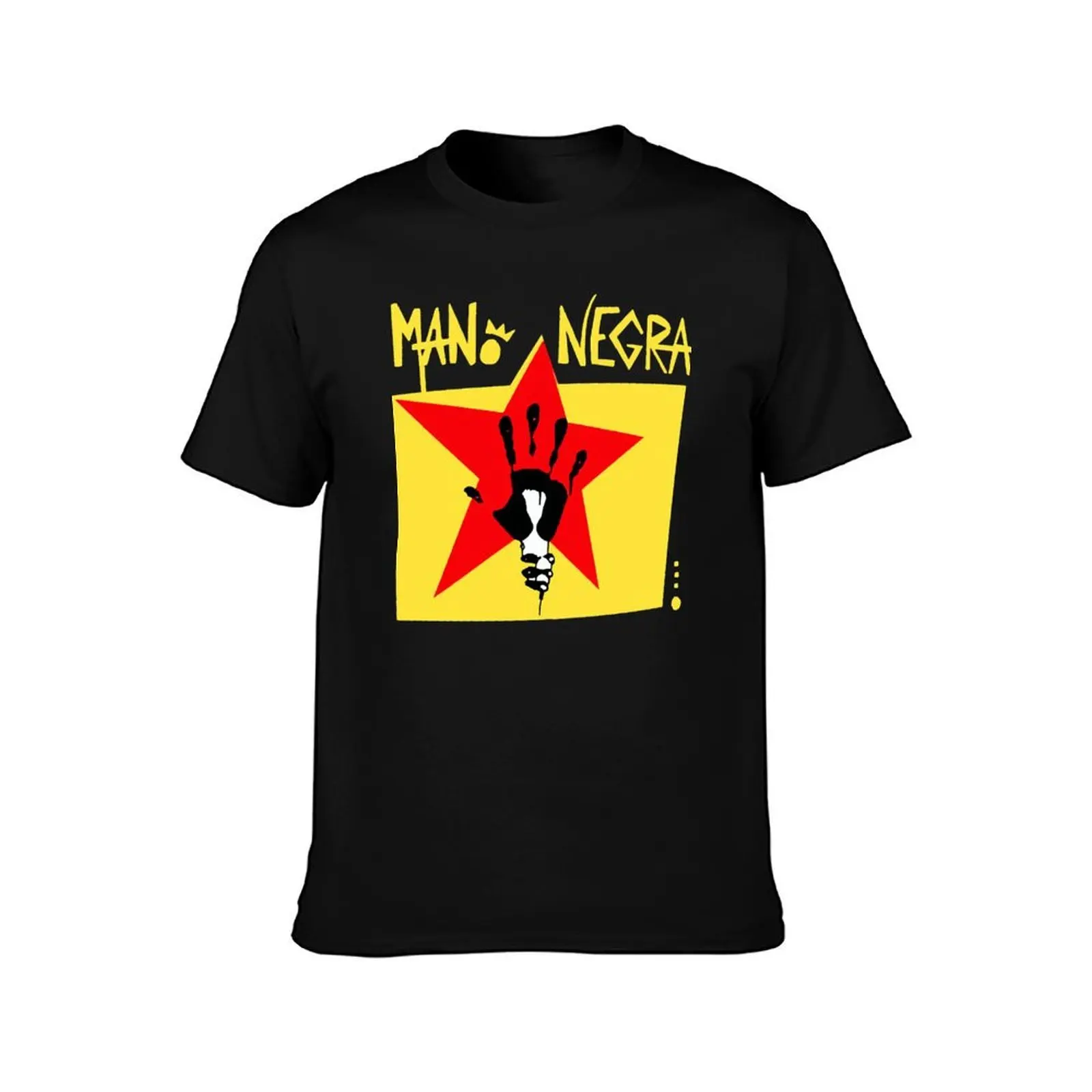 Mano Negra Cool Vintage T-Shirt Summer Casual Cotton Tee Oversized Streetwear Tops Vintage Graphic Print Unisex Men Women