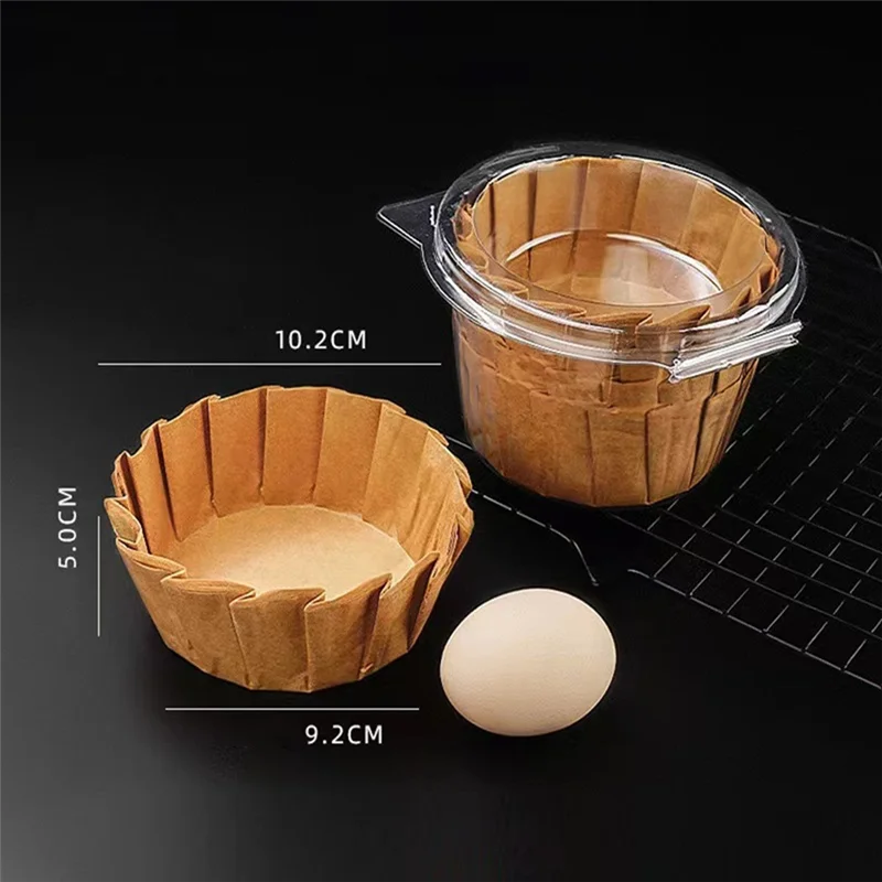 Round Air Fryer Cake Paper Liners, 100 Pcs Non-Stick Baking Paper For Basque Cake-[Qahk]