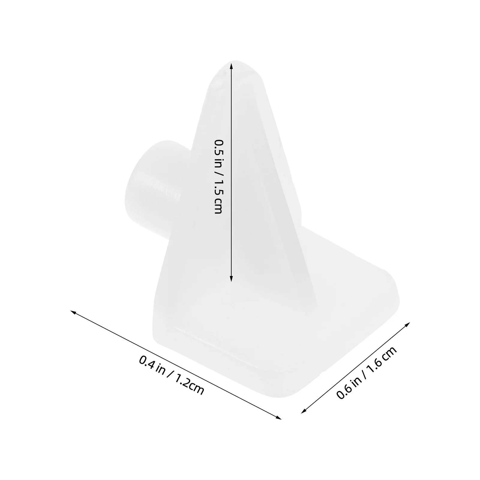 100 قطعة أوتاد دعم الرف القابلة للتعديل، خزائن الأثاث الآمنة، تصميم الأظافر الناعمة، مشابك خزانة بيضاء للأرفف #5