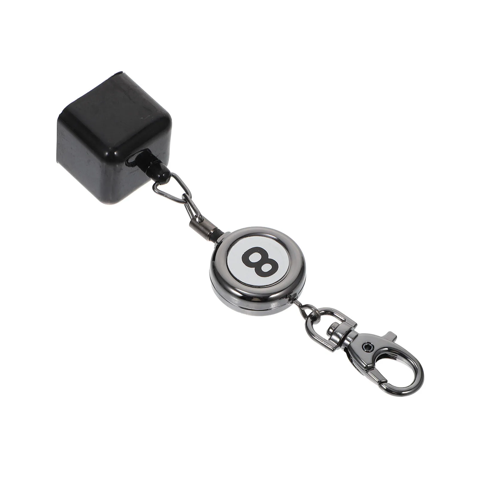 

Black Pool Holder Keychain Portable Cue Chalk Snooker Cue Chalk Cover Protective Cover Snooker Table Accessory Billiard Supply