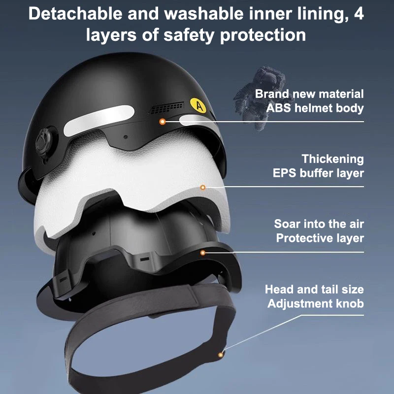자전거 안전 헬멧 남자와 여자의 성인 어린이 만화 전기 자전거 오토바이 하프 헬멧 고글