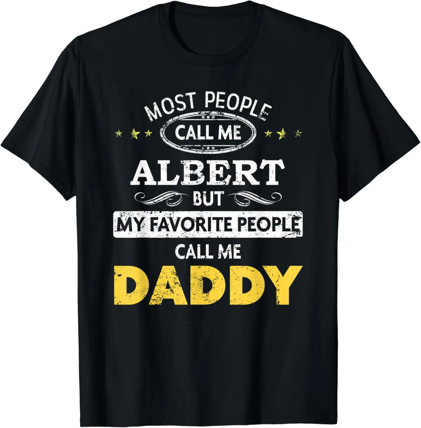 

Мужской Альберт Name Gift-футболка Hoosier Daddy