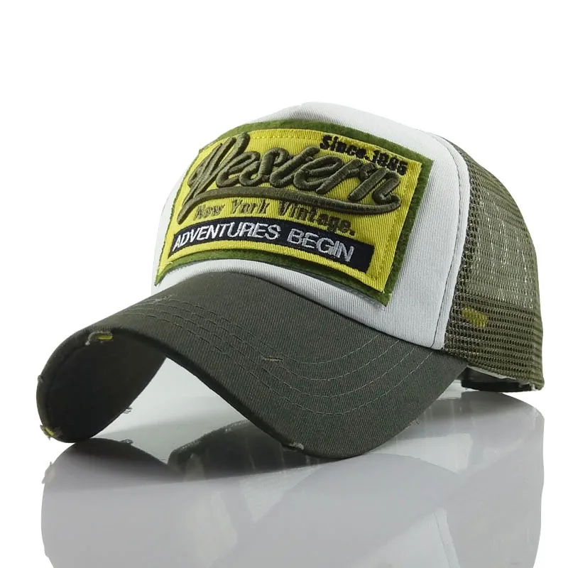 

Embroidery Letter Wester Baseball Cap Washed Full Face Hat Adjustable Casual Hat Hip Hop Streetwear Sun Hats Father Gift