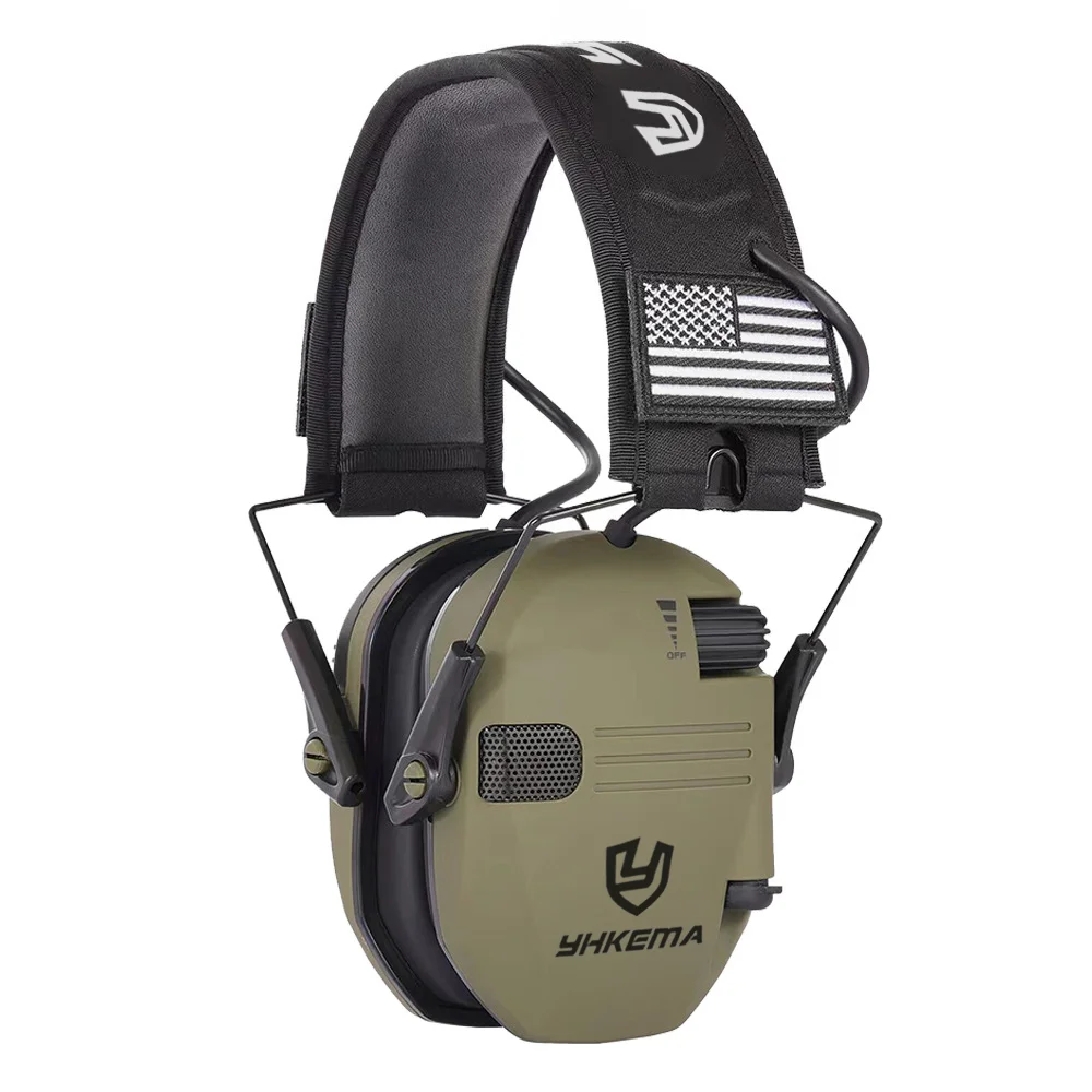 Gun Range Shooting Actieve headset-hoofdtelefoon voor de jacht Elektronische gehoorbescherming Oorbescherming Ruisonderdrukking oorbeschermer