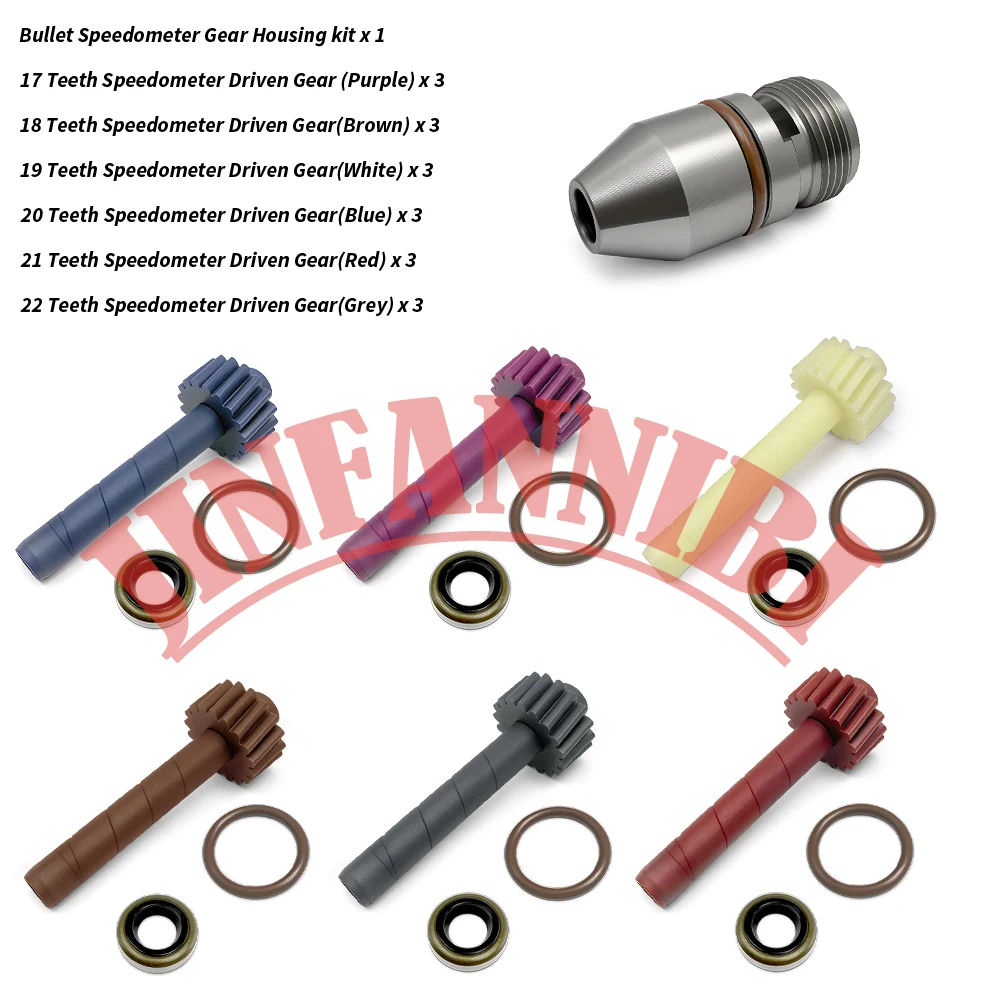 

For GM T5 T10 Super T10 Powerglide Speedometer Driven Gear Kit & Bullet Kit Set