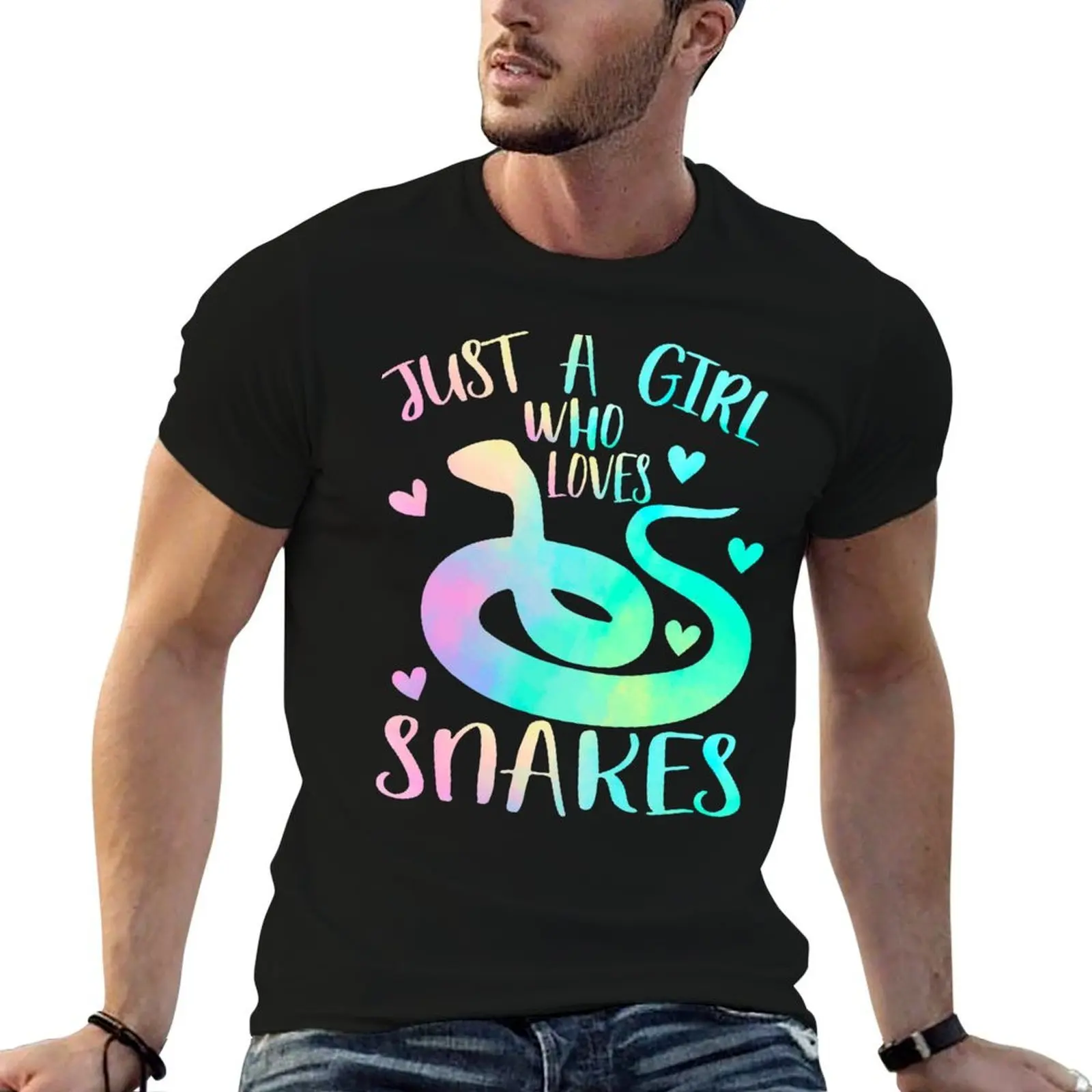 

Just a Girl who loves Snakes T-Shirt funny t shirts man man t shirt cotton t shirts for man cotton funny T-shirt