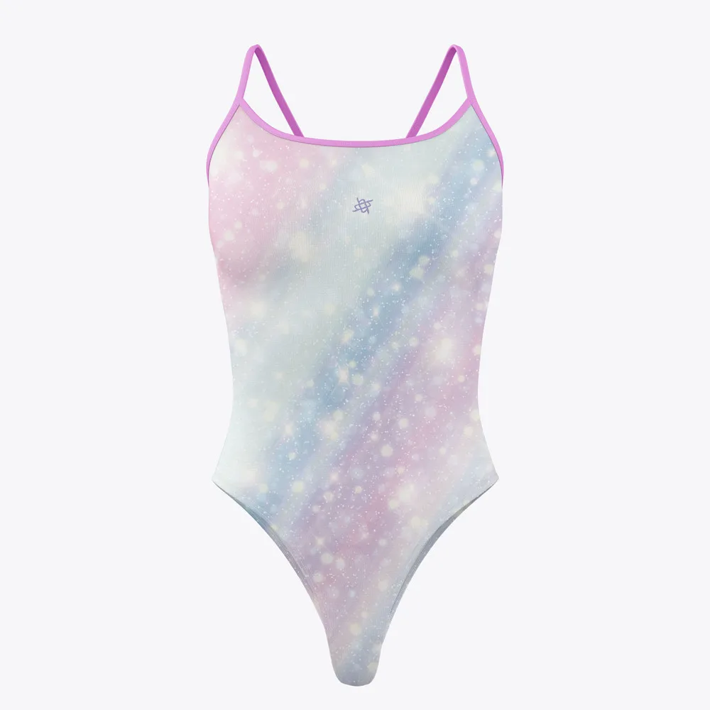 Hupi 2022 New One-piece Sexy Swimsuit Digital Print Bathing Suits Competition Swimwear Floral Female OpenWater Swimming Practice