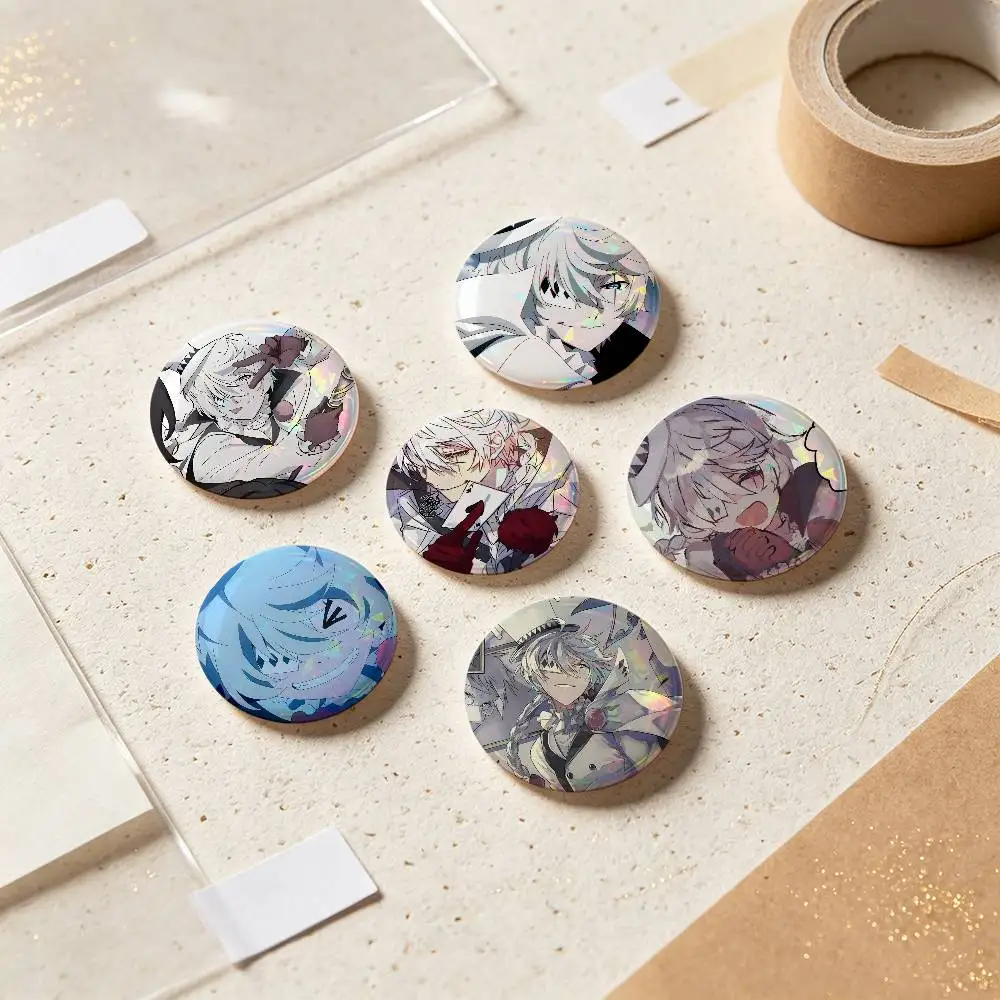 N-Nikolai Gogol B-Bungo Badges Badges Button Round Creative Pin Brooch Badge Bag Decor Accessories Fans Collect Friends Gifts