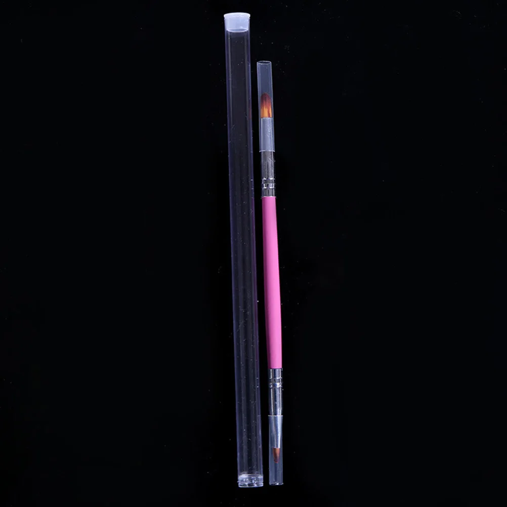 

2 шт., двуглавая ручка-краска, легкая длинная ручка для домашнего салона, набор маникюрных инструментов, набор кистей для дизайна ногтей, ручка для ногтей