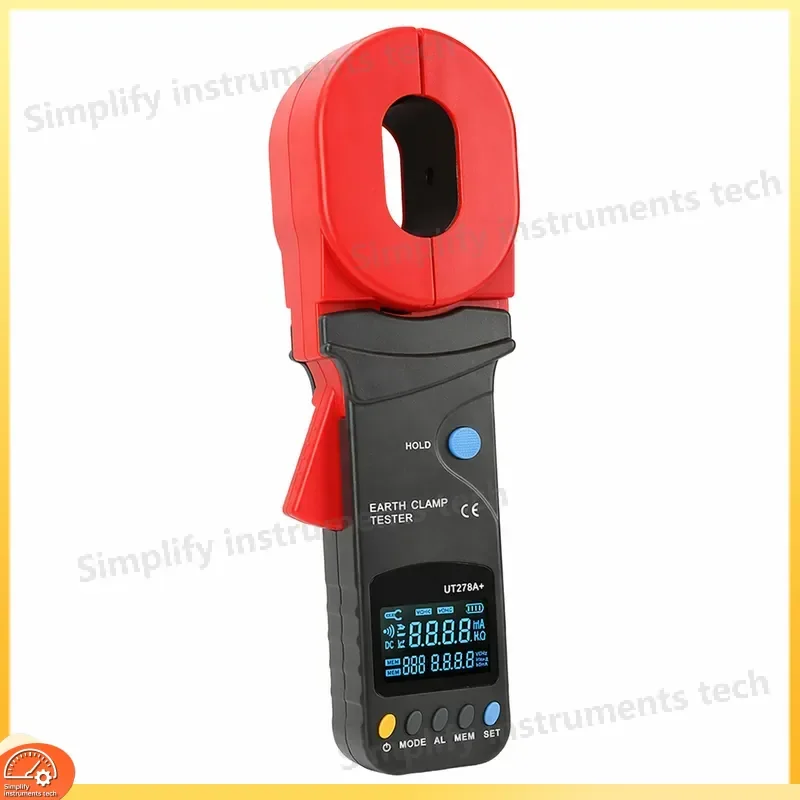 UT278A Industrial Loop Resistance Tester Digital Clamp Grounding Resistance Meter High Precision Earth Ground Tester