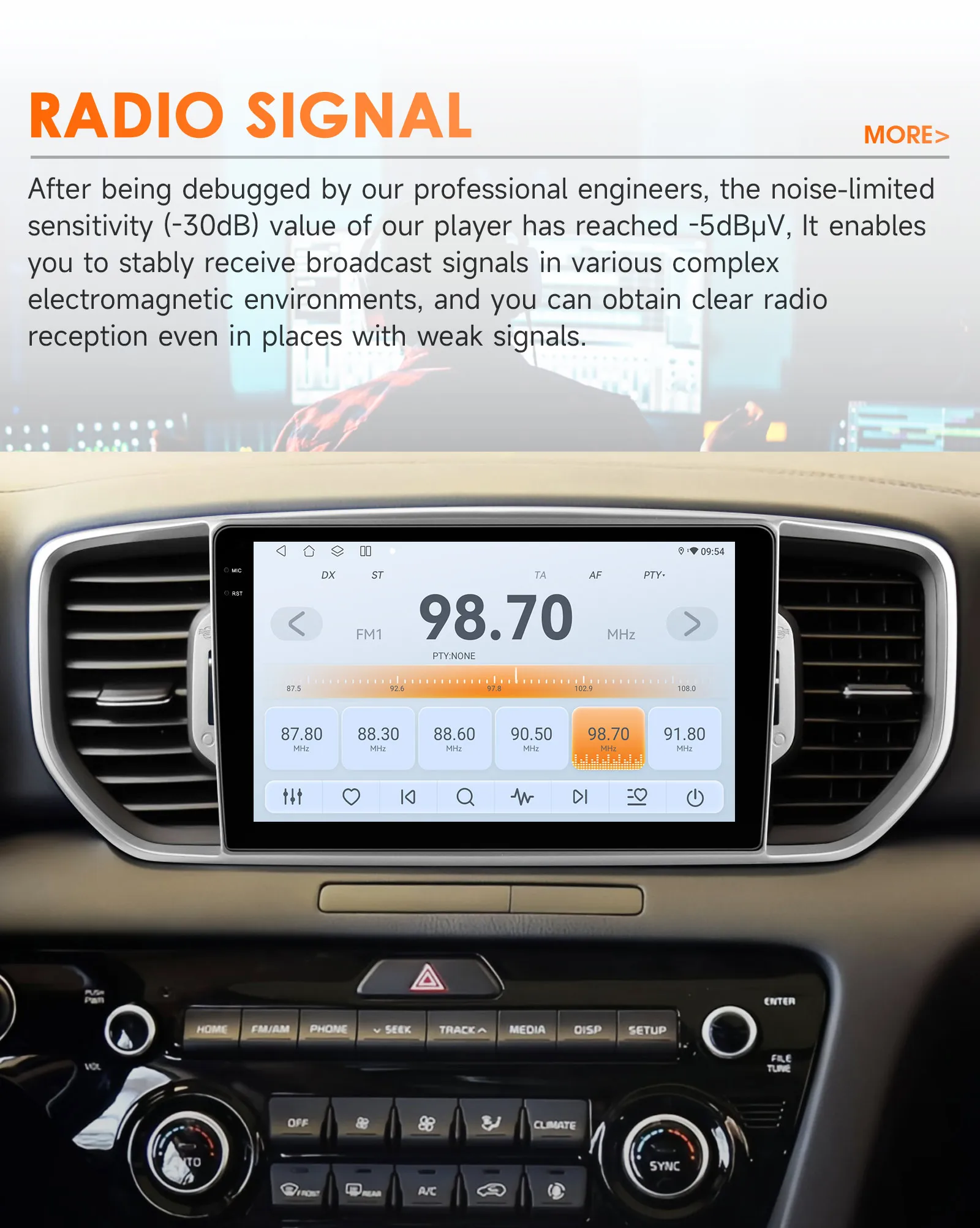 Hizpo 2din Autoradio Für Kia Sportage 4 QL 2016-2018 4G Auto Radio Multimedia Player GPS AI Stimme drahtlose CarPlay Android Auto – Detail 21