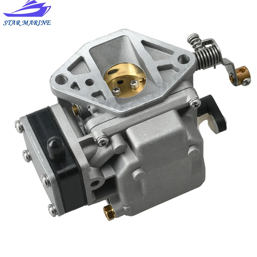 6B4-14301 6B4-14301-00 Carburetor For Yamaha Outboard Motor 2 Stroke 9.9HP 15HP EARROW 15HP 6B4-14301-00 6B414301 Boat Engine