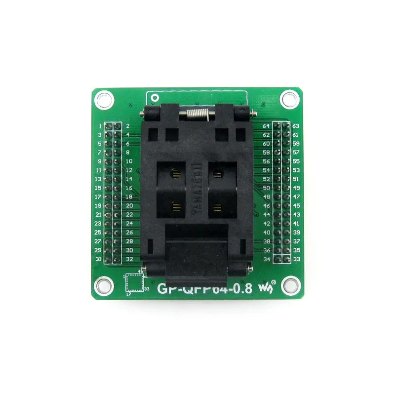 Makerseek GP-QFP64-0.8 SKU 3265 Waveshare GP QFP64 0.8, Programmer Adapter,
